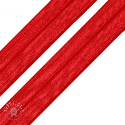 Elastisches Schrägband Polyamide 15 mm red