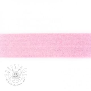Gummiband 5 cm glitter rose