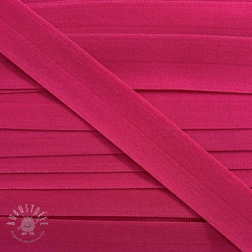 Elastisches Schrägband Polyamide matt 20 mm rosa