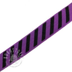 Elastisches Schrägband Polyamid STRIPE 20 mm purple