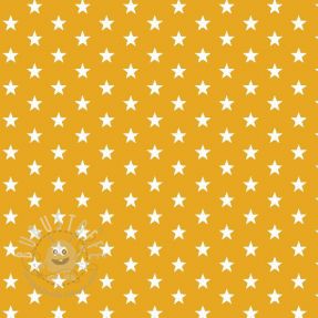 Baumwollstoff Petit stars yellow