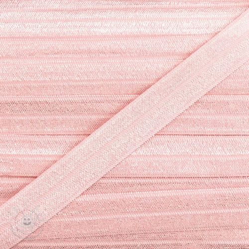 Elastisches Schrägband Polyamid 15 mm light pink