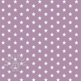 Baumwollstoff  Petit stars lilac