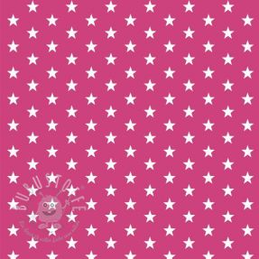 Baumwollstoff Petit stars pink
