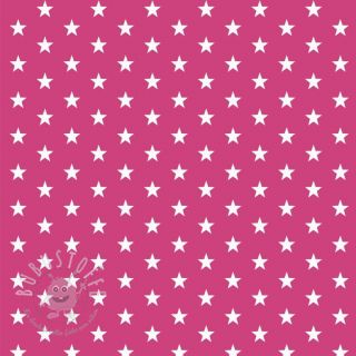 Baumwollstoff Petit stars pink