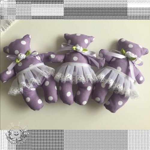 Baumwollstoff Dots lilac