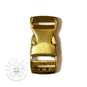 Metall-Steckschnalle 25 mm Gold