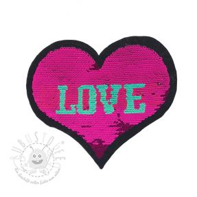 Pailletten reversibel Love unicorns