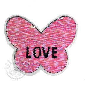 Pailletten reversibel Butterfly love