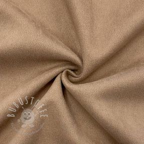Suede stretch taupe