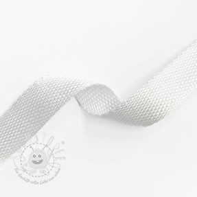 Gurtband 2,5 cm white