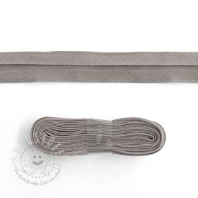 Schrägband baumwoll - 3 m grey