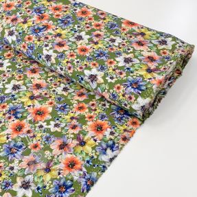 Viskosestoff RADIANCE Cami flowers multicolour digital print