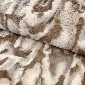 Kunstfell Animal print sand